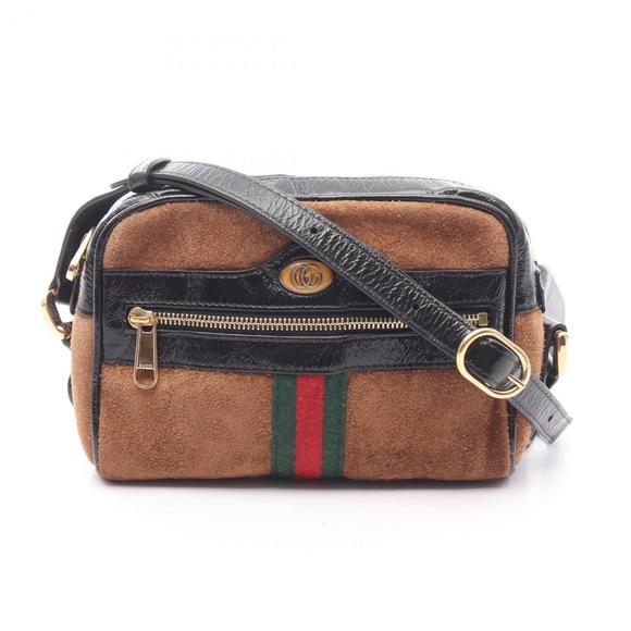 GUCCI Black Leather Shoulder Bag - Picture 1 of 7